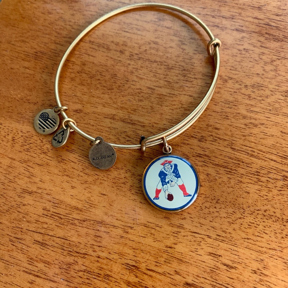 Alex and Ani New England Patriots bracelet